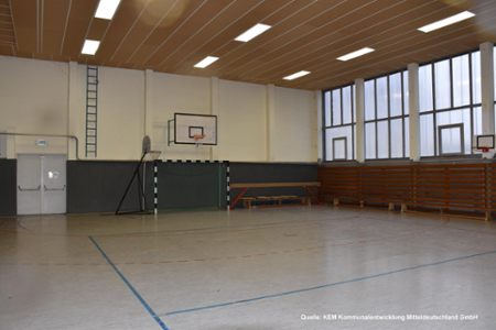 Sporthalle Passow innen